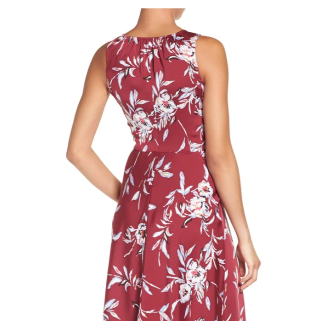 Classiques Entier Floral Stretch Silk Midi Dress